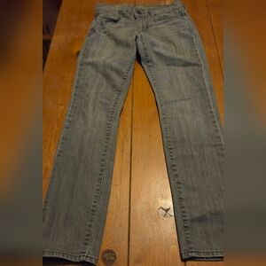 Gray Old Navy Straight Leg The Diva Size 0 Denim Jeanse